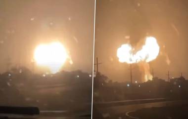 Louisiana Explosion: লুইসিয়ানায় কেমিক্যাল প্ল্যান্ট বিস্ফোরণে ভয়াবহ অগ্নিকাণ্ড, সরানো হল স্থানীয়দের, দেখুন সেই দৃশ্য