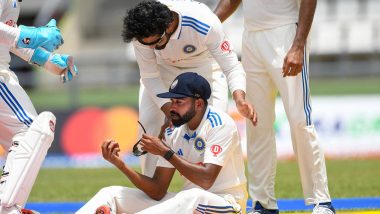 Siraj Catch, IND vs WI Test: দেখুন, ওয়েস্ট ইন্ডিজের বিপক্ষে সিরাজের 'ম্যাচ চেঞ্জিং' ক্যাচ