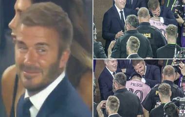 Beckham In Tears: দেখুন, ইন্টার মিয়ামিতে মেসির গোলে আবেগে চোখে জল বেকহ্যামের