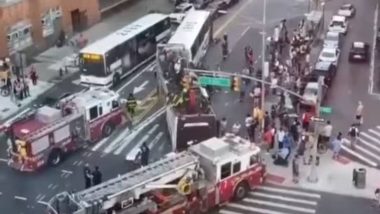 New York Bus Accident: নিউ ইয়র্কে ভয়াবহ বাস দুর্ঘটনা, ডবল ডেকারের ধাক্কা পাবলিক বাসকে, জখম ৮০