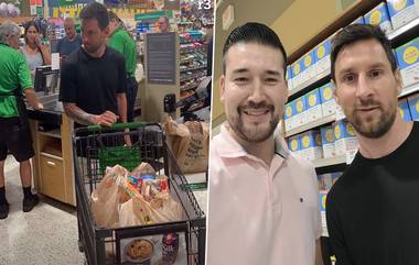 Lionel Messi Spotted At Supermarket: মিয়ামির সুপার মার্কেটে কেনাকাটা করলেন মেসি, ছবি তুলে মেটালেন ভক্তদের আবদার (দেখুন টুইট)