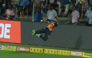 Manish Pandey Stunning Save, Maharaja Trophy T20 Final: দেখুন, মহারাজা ট্রফির ফাইনালে অবিশ্বাস্য ছয় বাঁচালেন মণীশ পান্ডে