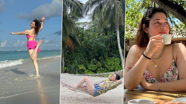 Tamannaah Bhatia: মালদ্বীপে ছুটি উপভোগ করছেন তামান্না ভাটিয়া, দেখুন ছবি