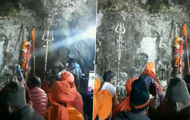 Amarnath Yatra 2023: ৬২ দিনের দীর্ঘ অমরনাথ যাত্রার শেষ, দর্শনার্থীদের উপস্থিতিতে গুহা মন্দিরে পরিবেশন হল সকালের আরতি (দেখুন ভিডিও)