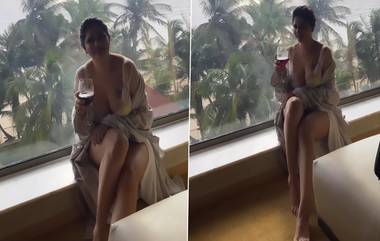 Aabha Paul Sexy Video: হাতে ওয়াইনয়ের গ্লাস, হট লুকে উষ্ণতা ছড়ালেন আভা