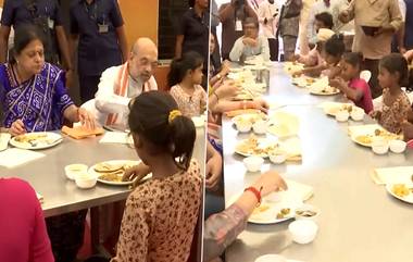 Amit Shah In Mansa: মায়ের স্মৃতিতে তৈরি কমিউনিটি কিচেনে স্বপরিবারে শিশুদের সঙ্গে দুপুরের খাবার খেলেন অমিত শাহ, দেখুন ভিডিয়ো