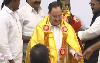 JP Nadda: NDA মুখপাত্রদের মিডিয়া ওয়ার্কশপে হাজির বিজেপি সভাপতি জেপি নাড্ডা, দেখুন ভিডিয়ো