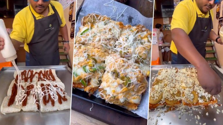 Vadapav Pizza: বড়া পাও দিয়ে পিজ্জা নাকি পিজ্জা দিয়ে বড়া পাও! ধরতে পারবেন না