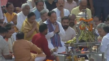 JP Nadda In Haridwar: হর কি পৌরি ঘাটে গঙ্গা আরতি জেপি নাড্ডার, হরিদ্বারের ভিডিয়ো