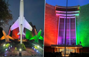 Independence Day 2023: স্বাধীনতা দিবসে তেরঙ্গায় আলোকিত বায়ুসেনার সদর দফতর বায়ু ভবন