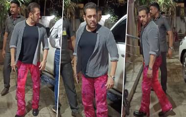 Salman Khan: 'বার্বি' ঢেউয়ে গা ভাসালেন সলমন, গোলাপি পোশাকে আরবাজের জন্মদিনে ভাইজান