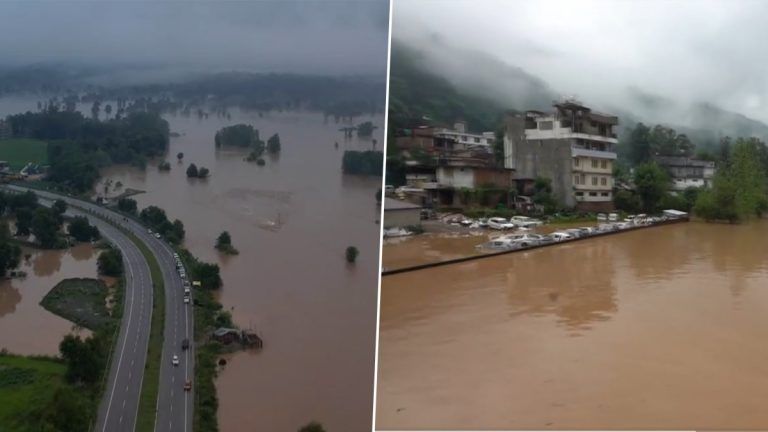 Himachal Pradesh Flood: হিমাচল প্রদেশের মান্ডি বন্যা পরিস্থিতির সম্মুখীন, দেখে নিন সেই ভিডিও