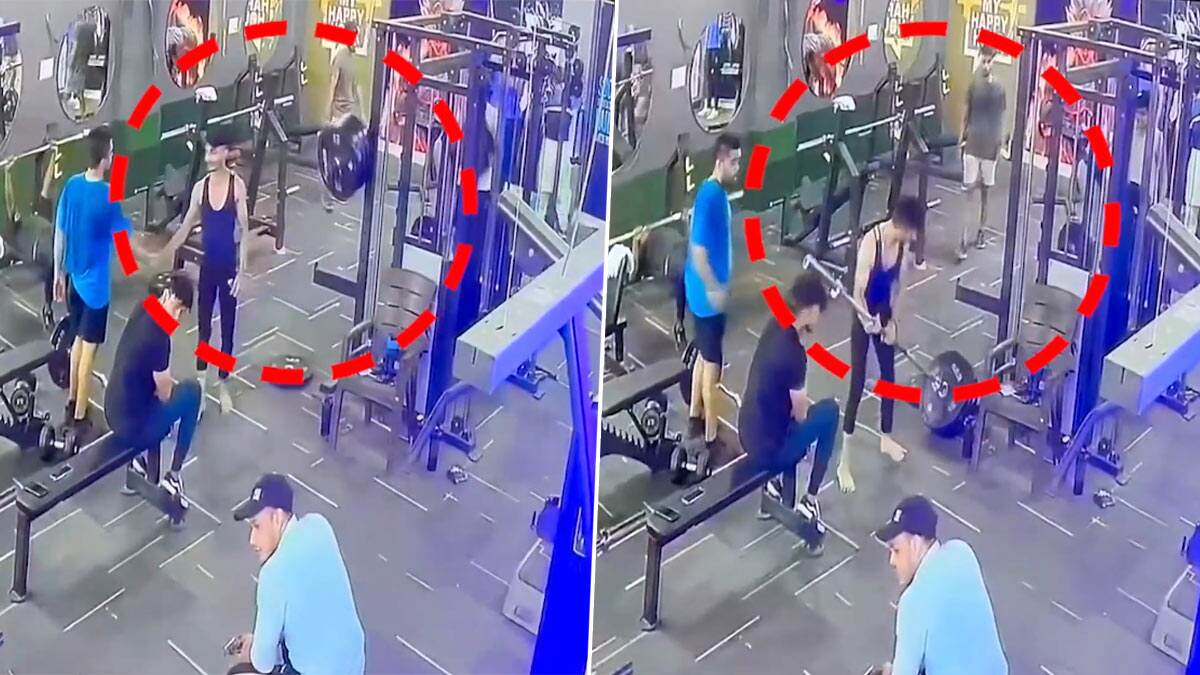 Gym Accident CCTV Video: বরাতজোরে রক্ষা, জিমের মধ্যে বড়সড় দুর্ঘটনা থেকে বাঁচল যুবক