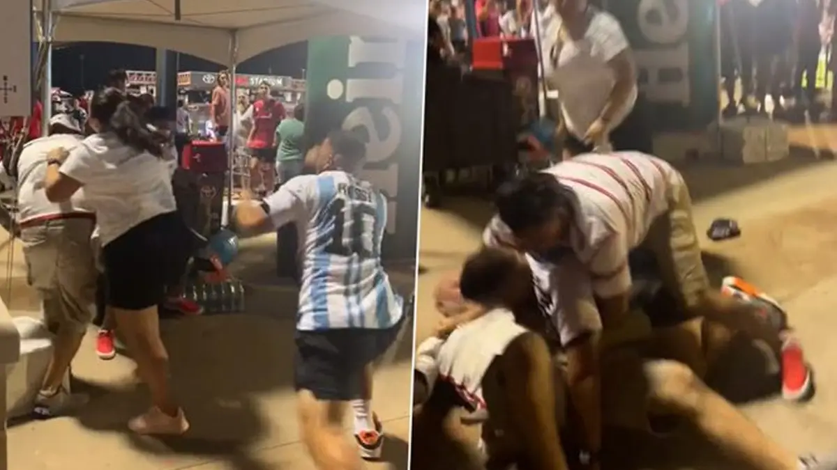 Watch:  টয়োটা স্টেডিয়ামের বাইরে এফসি ডালাস সমর্থকদের সঙ্গে সংঘর্ষে লিওনেল মেসির ভক্তরা, ভিডিও হল ভাইরাল (দেখুন ভিডিও)