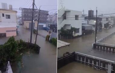 Typhoon Khanun: টাইফুন খানুনের ভয়াবহতা, তাইওয়ান, জাপান কার্যত জলমগ্ন, ভিডিয়ো দেখুন