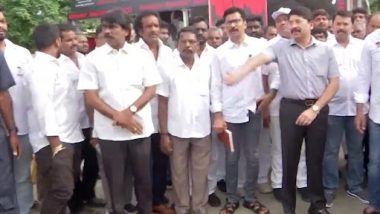 Chennai: এনইইটি নিষিদ্ধ করার দাবি, রাজ্যপালের বিরুদ্ধে বিক্ষোভে ডিএমকে কর্মী সমর্থকরা