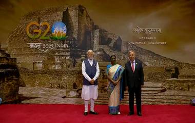 G 20 In India: ভারতের রাষ্ট্রপতি দ্রৌপদী মুর্মুর আমন্ত্রণে নৈশভোজে যোগ দিতে ভারত মণ্ডপমে রাষ্ট্রসংঘের মহাসচিব আন্তোনিও গুতেরেস