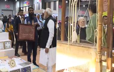 PM Modi Visits Crafts Bazaar: ভারত মণ্ডপমের হস্তশিল্প প্রদর্শনীতে ঘুরছেন মোদি, দেখুন ভিডিয়ো