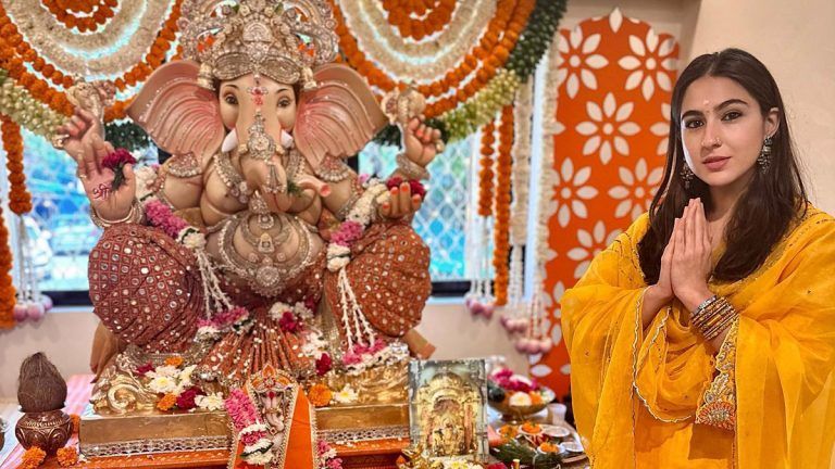 Ganesh Chaturthi 2023: 'নমাজ পড়ুন', সারার বাড়িতে গণপতি আসতেই কটূক্তি নিন্দুকদের