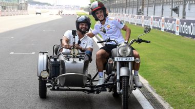 Suresh Raina, MotoGP Bharat: দেখুন, বুদ্ধ আন্তর্জাতিক সার্কিটে বিশ্বচ্যাম্পিয়ন মার্ক মার্কেজের সঙ্গে রাইডে সুরেশ রায়না