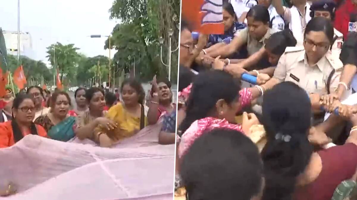 BJP's Protest In Kolkata: রাজ্যজুড়ে ডেঙ্গু বৃদ্ধির প্রতিবাদে কলকাতার রাস্তায় মশারি টাঙিয়ে প্রতিবাদ বিজেপির, দেখুন ভিডিয়ো