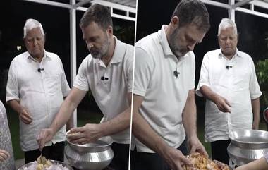 Rahul Gandhi Cooks Champaran Mutton: 'শেফ লালুপ্রসাদের' কাছে চম্পারন মটন শিখলেন রাহুল, চেটেপুটে খেলেন সকলে