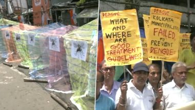 Protests Against Dengue In Kolkata: ডেঙ্গু বৃদ্ধির প্রতিবাদে অভিনব উপায়ে প্রতিবাদ কংগ্রেসের, ভবানীপুরের ভিডিয়ো