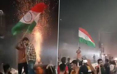 Jammu Fans Celebrating India's victory: ভারতের পাক বধে উল্লসিত গোটা দেশ, তেরঙ্গা হাতে উল্লাসে মাতল জম্মুর ক্রিকেট ভক্তরা (দেখুন ভিডিও)