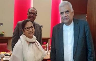 Mamata Banerjee Meet Sri Lankan President Ranil Wickremesinghe: দুবাই বিমানবন্দরে মুখ্যমন্ত্রীর সঙ্গে হঠাৎ দেখা শ্রীলঙ্কার রাষ্ট্রপতির