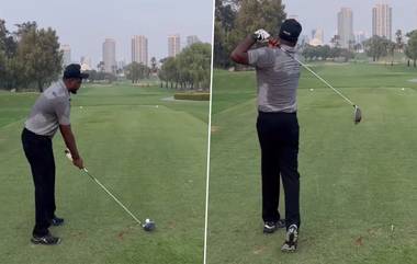 Sanju Samson Playing Golf In Dubai: জায়গা মেলেনি বিশ্বকাপের দলে, দুবাইতে গিয়ে গলফে মজলেন সঞ্জু স্যামসন (দেখুন ভিডিও)