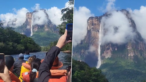 Angel Falls Venezuela Video: বিশ্বের সবচেয়ে উঁচু জলপ্রপাতের মুগ্ধকর দৃশ্য ভাইরাল, দেখুন ভিডিও