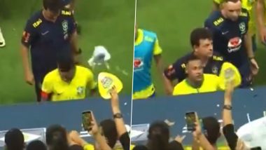 Neymar Gets Angry: গায়ে পপকর্নে ছুড়লেন ভক্ত, ব্রাজিল ফ্যানের ওপর ক্ষুব্ধ হলেন নেইমার (দেখুন ভিডিও)