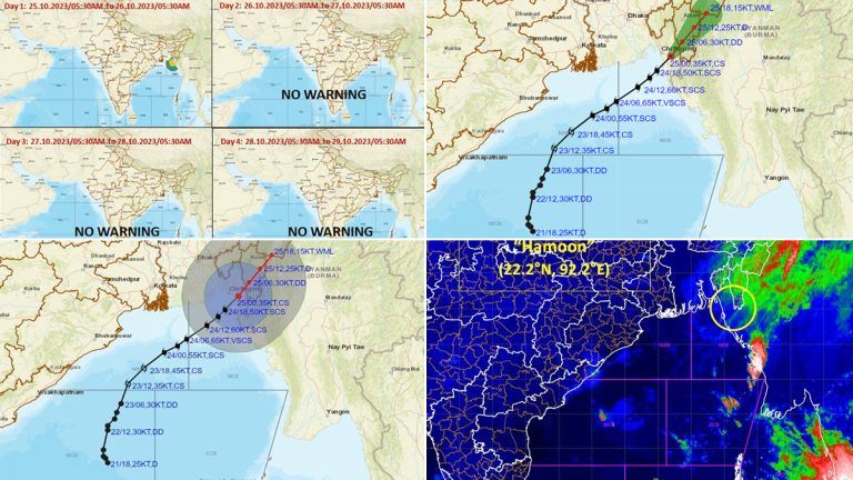 Cyclonic Storm Hamoon:পুজোর শেষে দুর্যোগের আশঙ্কা ! আগামী ৬ঘণ্টার মধ্যে ধেয়ে আসছে ঘূর্ণিঝড় 'হামুন'