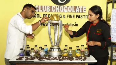 ICC Men's Cricket World Cup 2023: কেক দিয়ে তৈরি গোটা বিশ্বকাপের ট্রফি, তাক লাগালেন ওড়িশার শেফ রাকেশ ও তাঁর টিম (দেখুন ভিডিও)