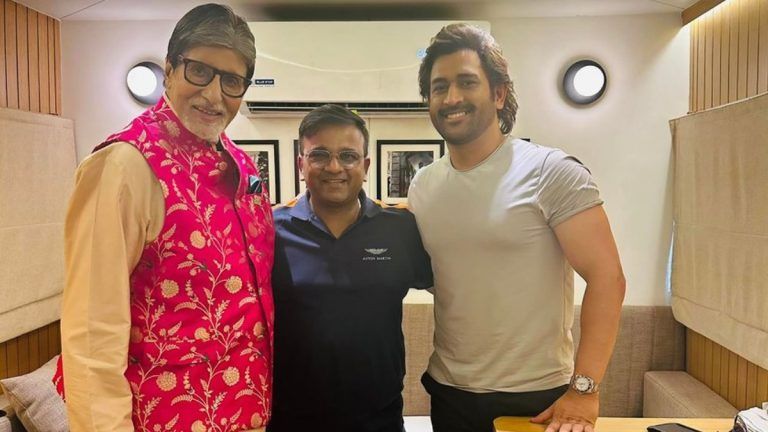 Amitabh Bachchan Meets MS Dhoni: মুম্বইয়ে মহেন্দ্র সিং ধোনির সঙ্গে দেখা করলেন অমিতাভ বচ্চন, দেখুন ভাইরাল ছবি