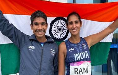 Bronze in Racewalk, Asian Games 2023: এশিয়ান গেমসের ৩৫ কিমি রেসওয়াকে ব্রোঞ্জ রাম বাবু-মঞ্জু রানীর