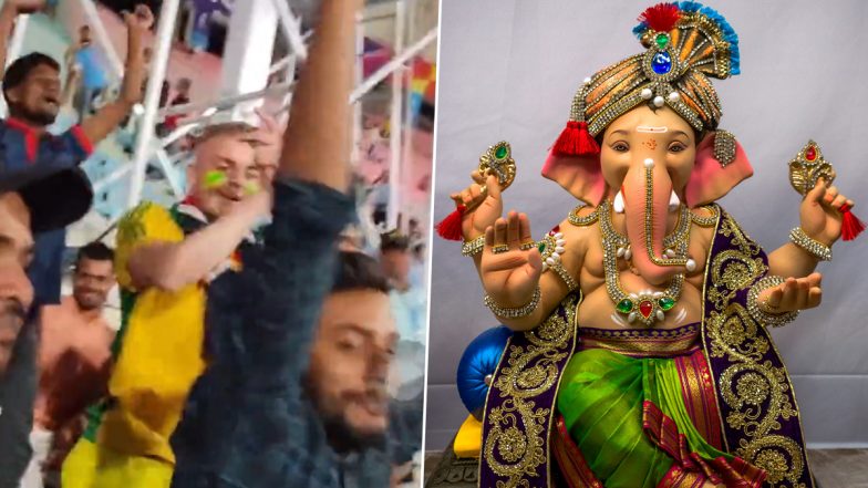 Ganpati Bappa Morya By Australian Fan: একানা স্টেডিয়ামে অস্ট্রেলিয়ার জয়, সমর্থদের গলায় 'গণপতি বাপ্পা মোরিয়া' (দেখুন ভিডিও)