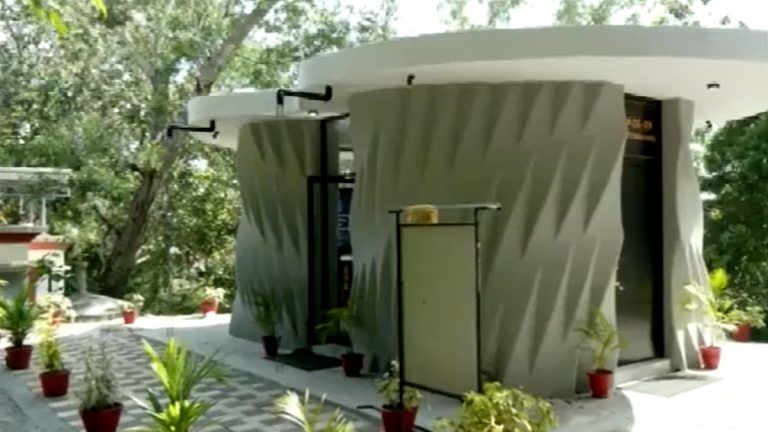 Kerala's first 3D-printed building, 'Amaze 28': ১১লাখ টাকা ব্যয়ে কেরালায় তৈরি হল থ্রি ডি প্রিন্টেড এক কামরার বাড়ি (দেখুন ছবি)