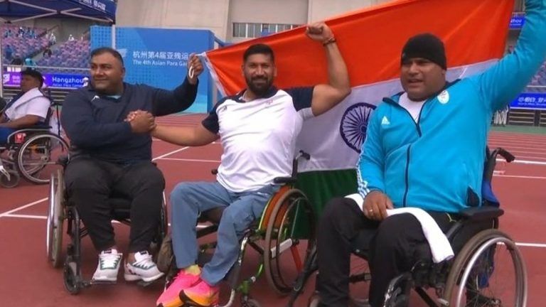 Asian Para Games: নতুন রেকর্ড গড়ে পুরুষদের জ্যাভলিন থ্রোতে সোনা জিতলেন নীরজ যাদব