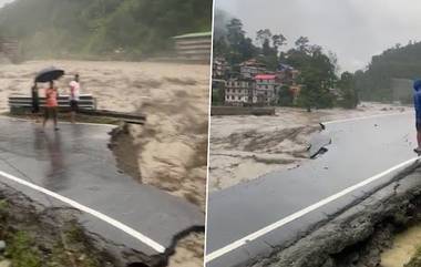 Cloud Burst in Sikkim: মেঘভাঙা বৃষ্টিতে তিস্তায় হড়পা বান, তলিয়ে গেল জাতীয় সড়ক, দেখুন ভিডিয়ো