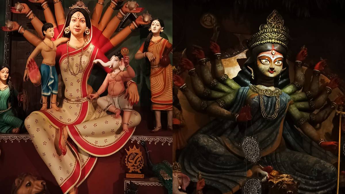 Durga Puja 2023: নবমীর রাতে শহরে জনজোয়ার, স্লগ ওভারের মেজাজে ঠাকুর দেখার ভিড়