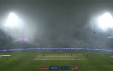 Dharamshala Haze Ind vs NZ: ধর্মশালার মাঠ ঢেকে গেল ঘন কুয়াশায়, বন্ধ করে দিতে হল রোহিতদের ম্যাচ