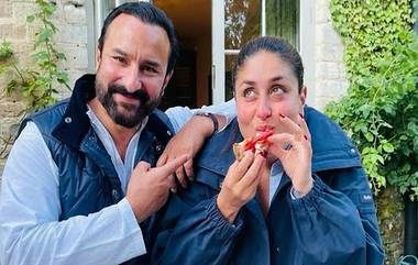 Kareena Kapoor- Saif Ali Khan: বিবাহবার্ষিকীতে পিৎজায় কামড়, ভালবাসায় ভাসলেন সইফ-করিনা