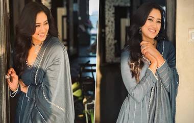 Shweta Tiwari: নবরাত্রির সপ্তম দিনে ধূসর রঙে সাজলেন শ্বেতা তিওয়ারি, দেখুন ছবি