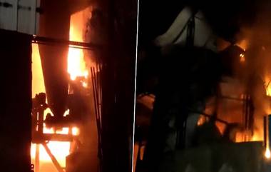 Explosion: মহারাষ্ট্রের ভিওয়ান্ডিতে আগুন লেগে ভয়াবহ বিস্ফোরণ, দেখুন ভিডিও