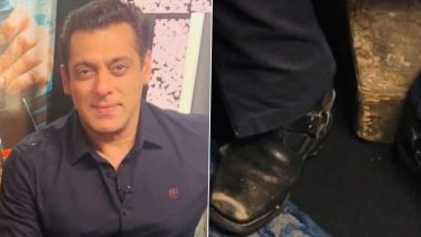 Salman Khan Spotted with Torn Shoes: ছেঁড়া জুতো পায়ে ইভেন্টে হাজির সলমন খান, ভাইজানের আচরণে তাজ্জব ভক্তকুল
