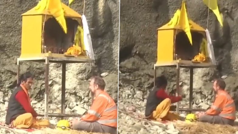 International Tunneling Expert Arnold Dix Doing Pooja: আজই সুরঙ্গ থেকে বের হবেন শ্রমিকেরা! সাফল্য কামনায় প্রার্থনা টানেলিং এক্সপার্ট আর্নল্ড ডিক্সের
