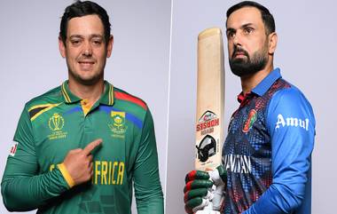 SA vs AFG, ICC ODI World Cup Live Streaming: আফগানদের সেমিফাইনালের শেষ লড়াই কি ভেস্তে দেবে প্রোটিয়ারা; সরাসরি দেখবেন যেখানে