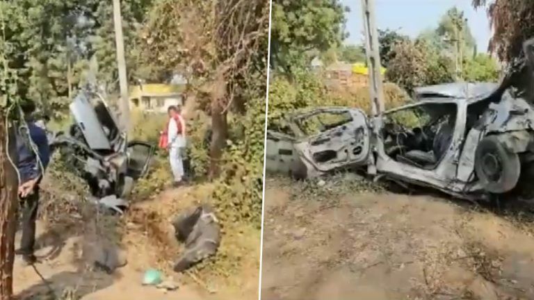 Gandhinagar Accident: গান্ধীনগরে গাড়ি দুর্ঘটনায় মৃত ৫, ঘটনাস্থলের ভিডিয়ো