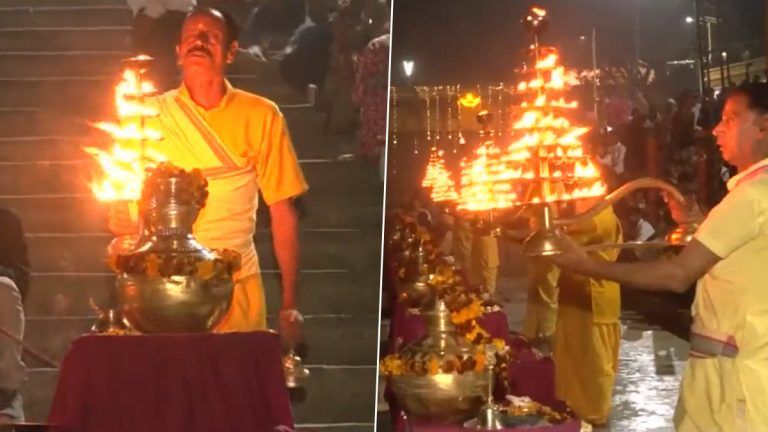 Saryu Aarti In Ayodhya: অযোধ্যায় চলছে সূর্য আরতি, দেখুন ভিডিয়ো